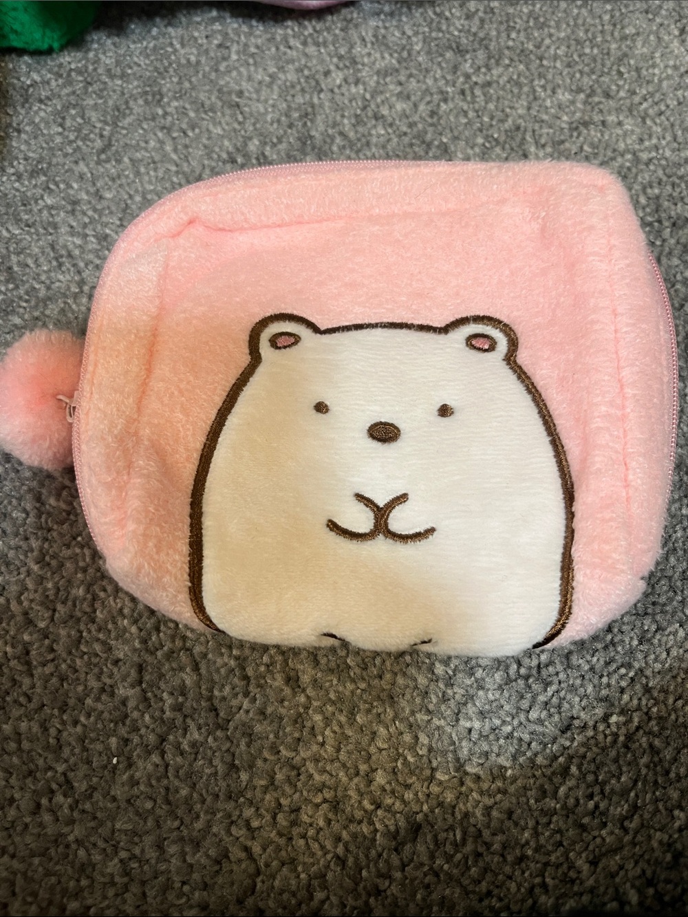 Plush Pink Small Pet Cozy Cave with Cute Animal Face